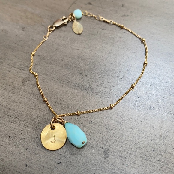 Jewelry - 🆕 NIB - J initial bracelet and/or anklet.